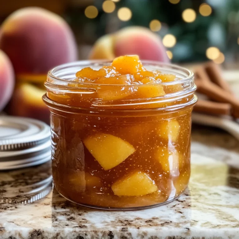 Bourbon Peach Jam Recipe