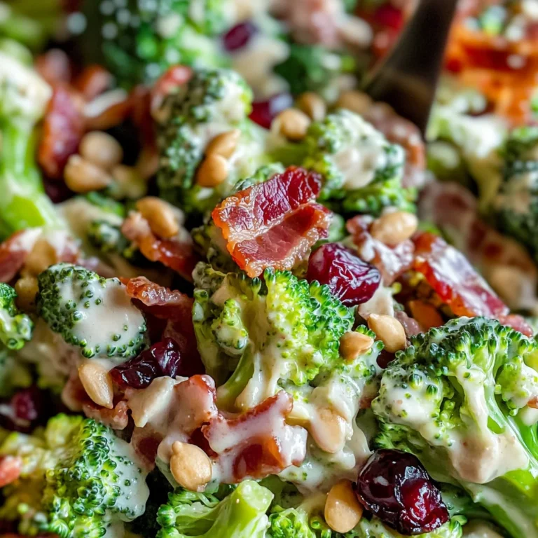 Broccoli Salad with Turkey Bacon Recipe
