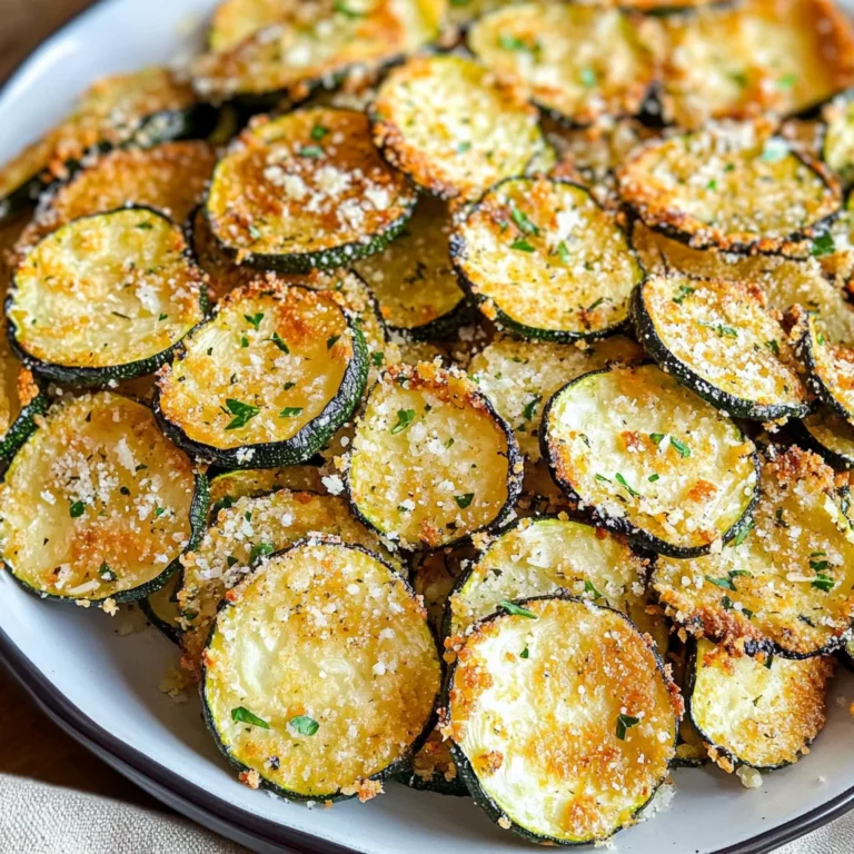 Crispy Baked Zucchini Chips