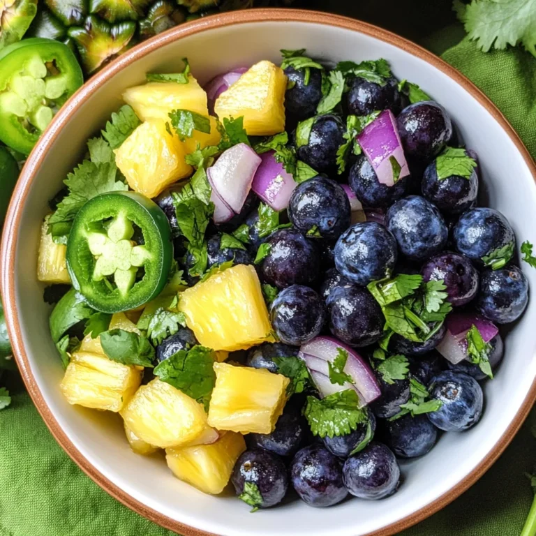 Easy Blueberry Salsa Recipe