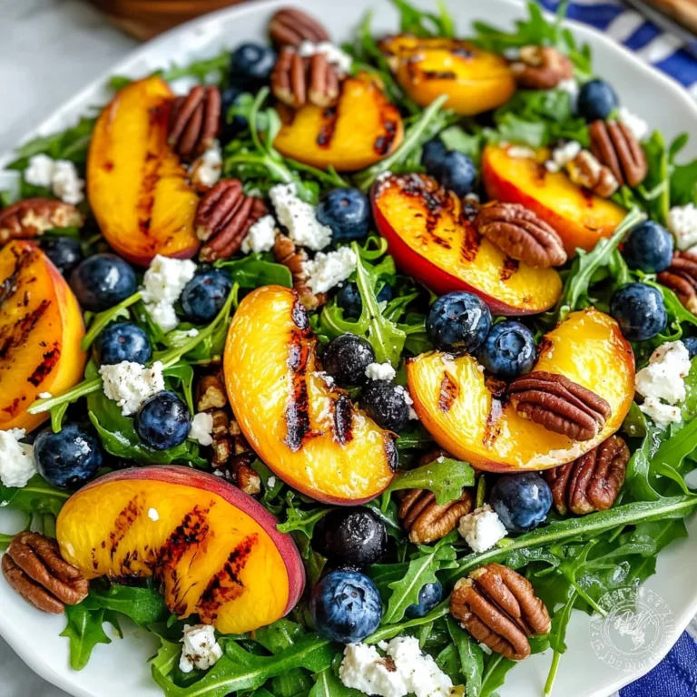 Grilled Peach Salad