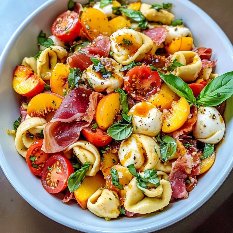 Hot Honey Tortellini Pasta Salad