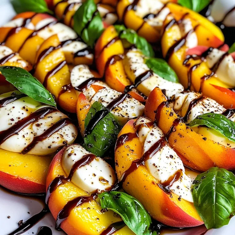 Peach Caprese Salad