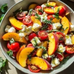 Peach Feta Salad With Tomatoes (25-Minutes)