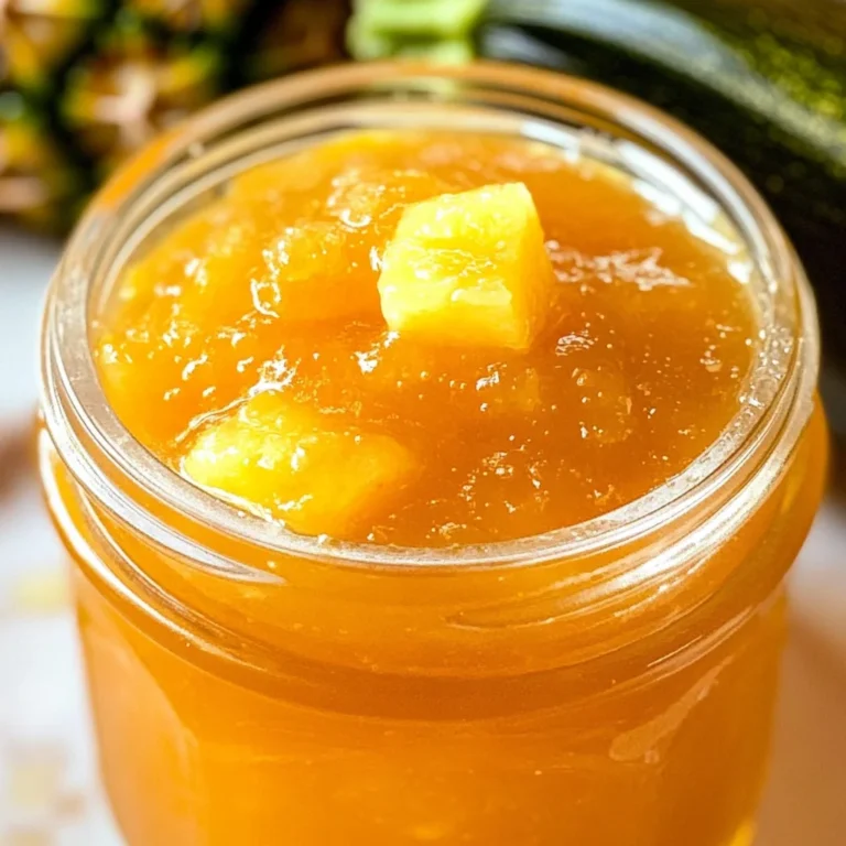 Peach Zucchini Jam Recipe