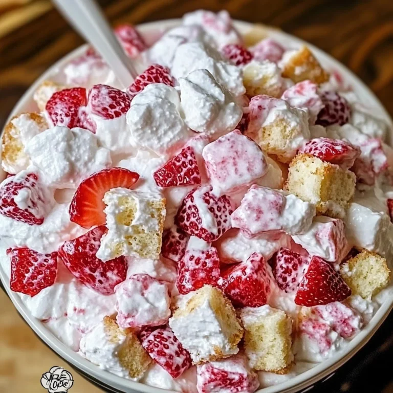 Strawberry Shortcake Fluff Salad