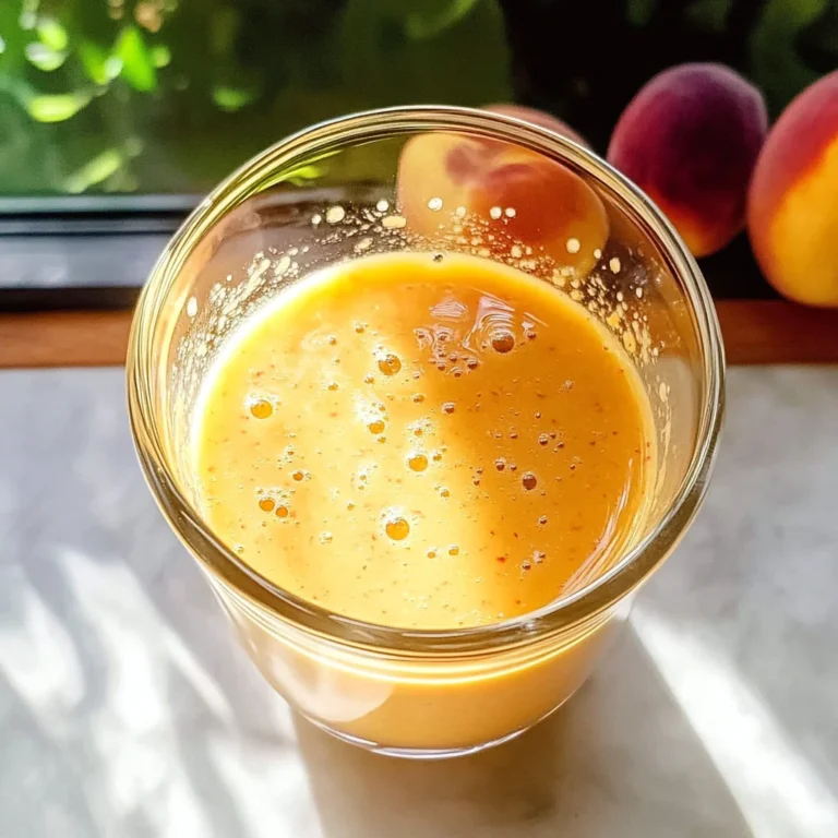 Sweet Peach Salad Dressing