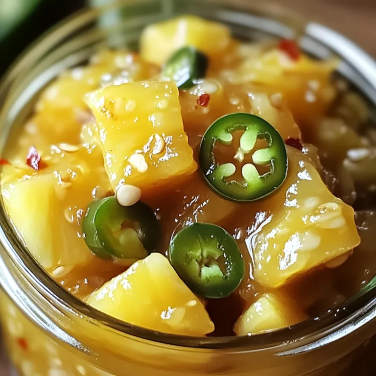 Sweet Pineapple Jalapeño Relish