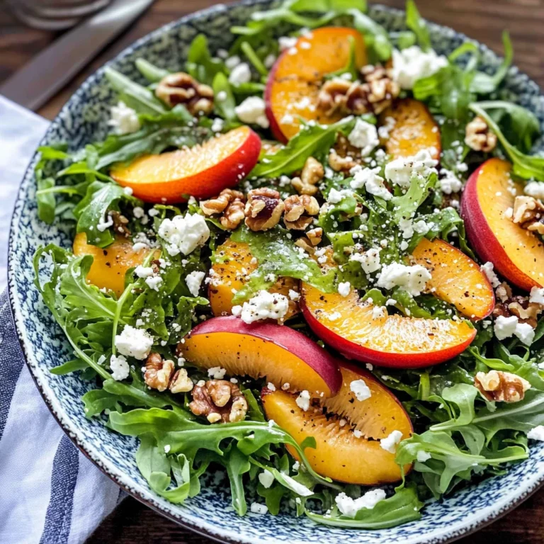 Arugula Nectarine Salad