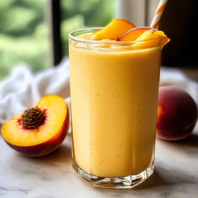 Banana Peach Smoothies