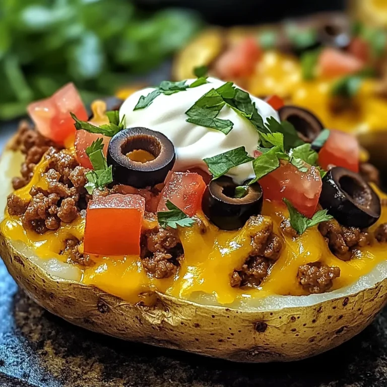 Cheesy Taco Potatoes