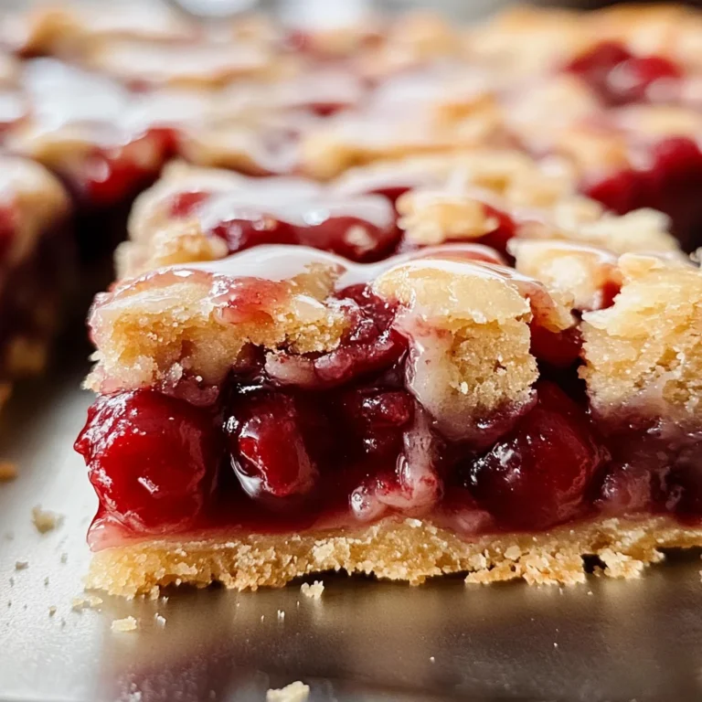 Cherry Pie Bars (with Cherry Pie Filling)