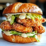 Crispy Chicken Caesar Sandwich
