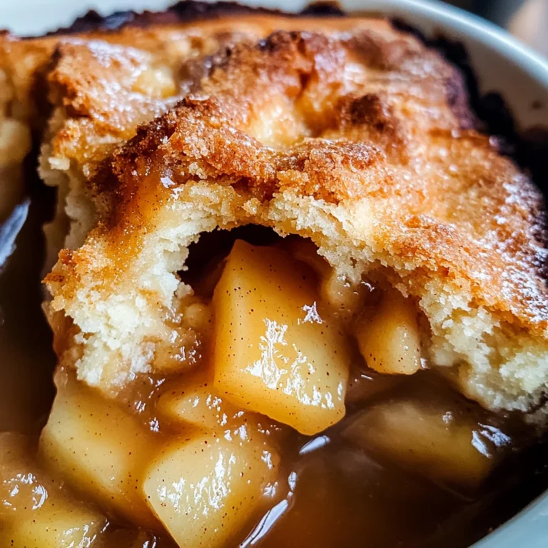 Easy Recipe for Apple Cobbler