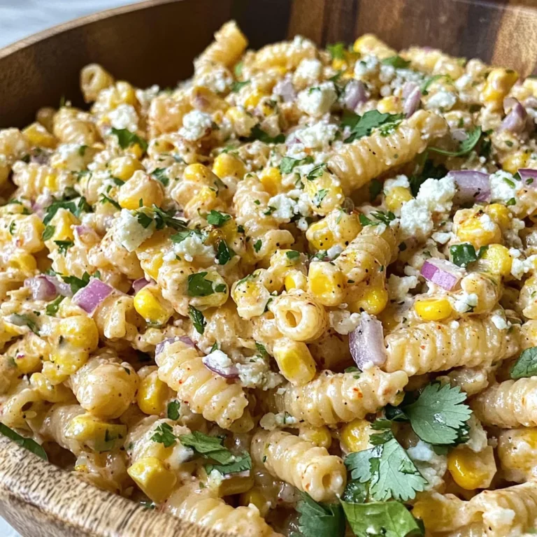 Elote Pasta Salad Recipe (Mexican Street Corn)