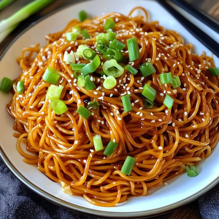 Garlic Sesame Lo Mein