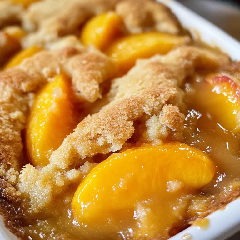 Georgia Peach Cobbler