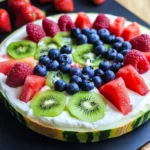 Healthy Watermelon Fruit Pizza