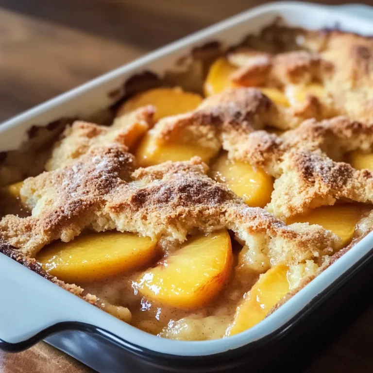 Irresistible Easy Southern Peach Cobbler Recipe to Savor