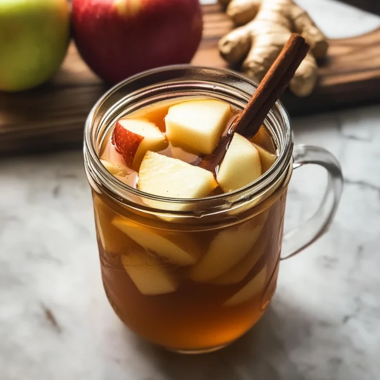 Korean Apple Tea with Ginger and Cinnamon (Saegwa Cha)