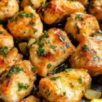 Lemon Garlic Chicken Bites