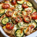 Mediterranean Chicken Zucchini Bake – Healthy, Flavorful & Easy!