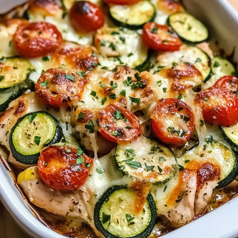 Mediterranean Chicken Zucchini Bake – Healthy, Flavorful & Easy!
