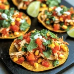 Mexican Rotisserie Chicken Tostadas