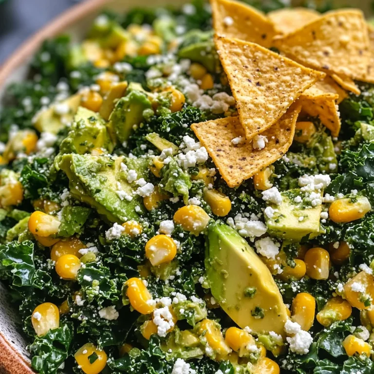 Mexican Street Corn Kale Salad