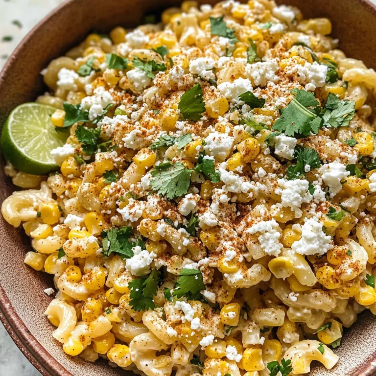 Mexican Street Corn Pasta Salad