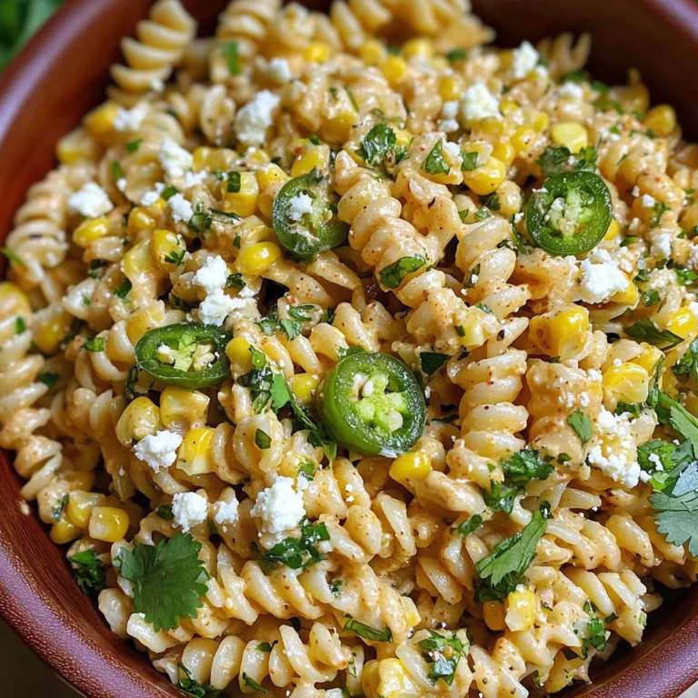 Mexican Street Corn Pasta Salad