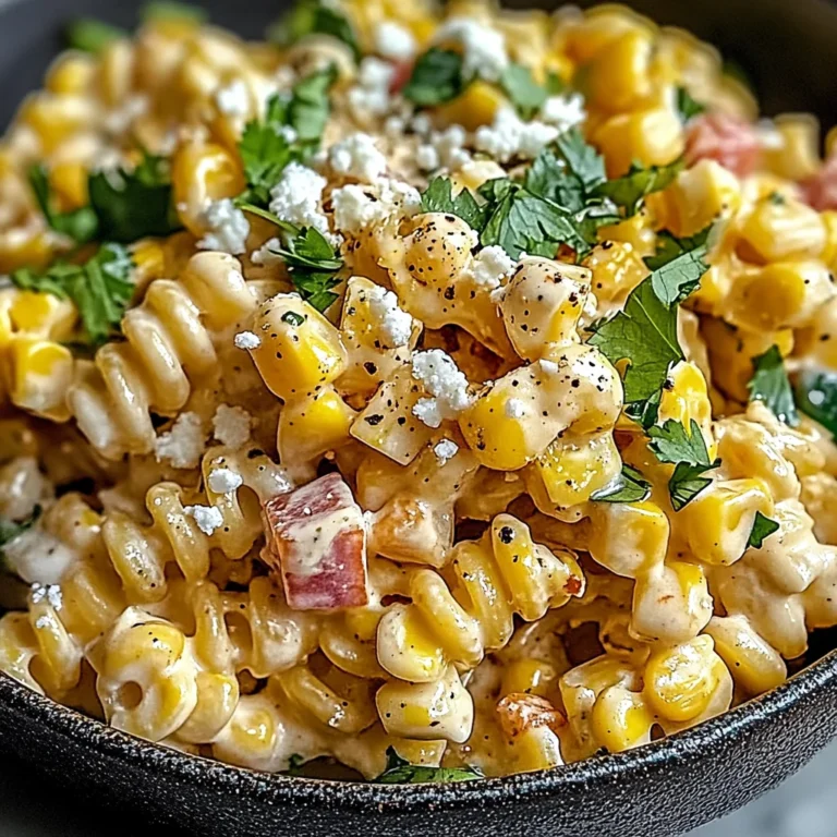 Mexican Street Corn Pasta Salad is a must-try dish!