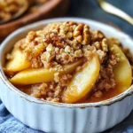 Mini Apple Walnut Crumble