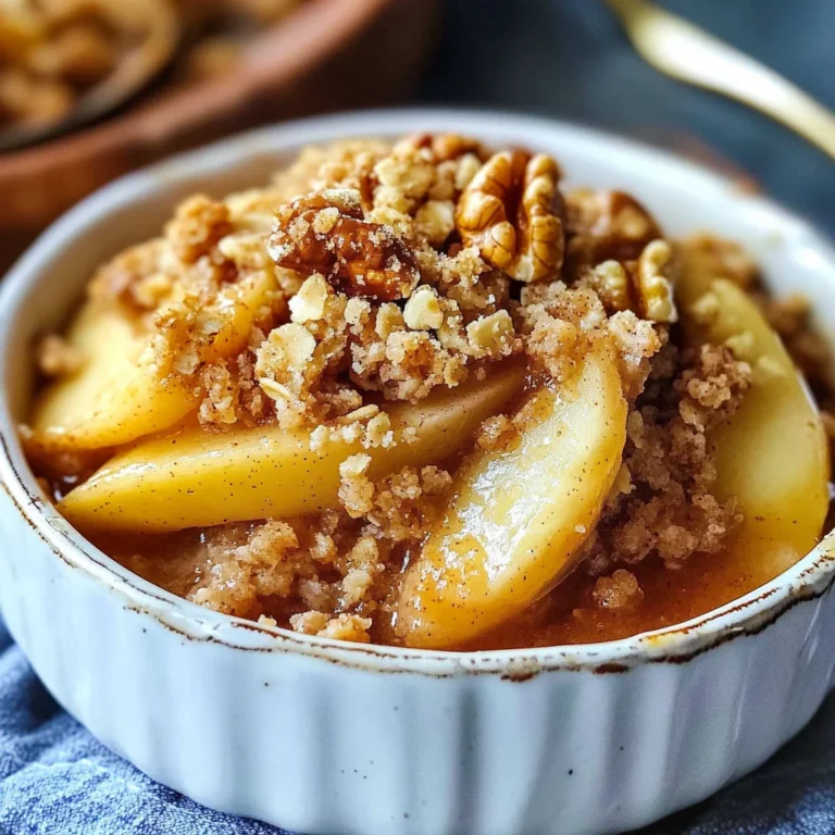 Mini Apple Walnut Crumble