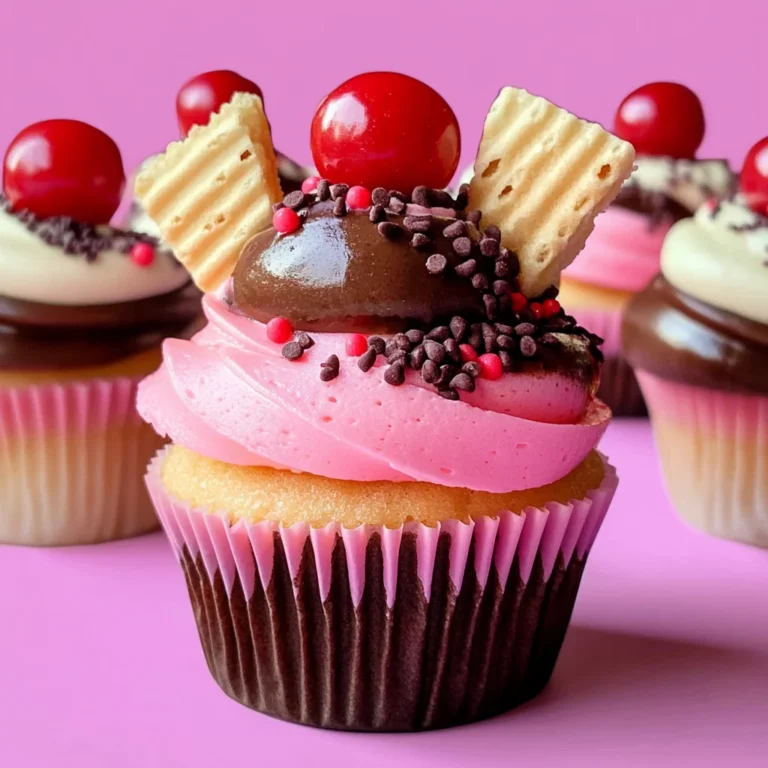 Neapolitan Ice Cream Cupcakes