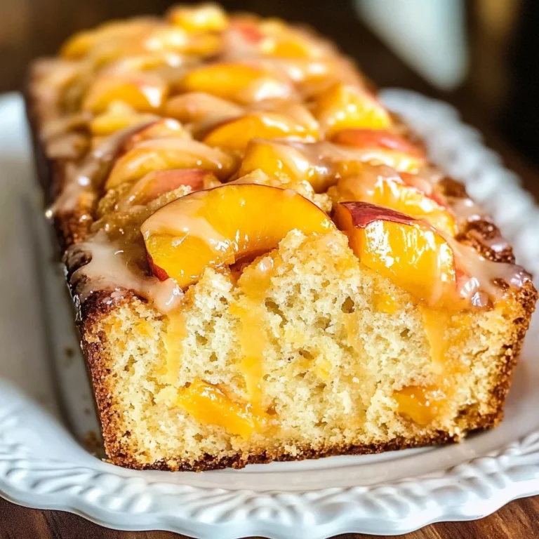 Peach Bread Recipe