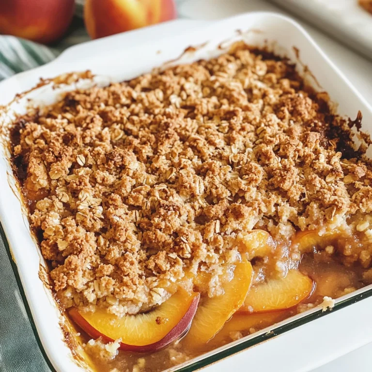 Peach Crisp