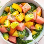 Peach Watermelon Salad Without Feta