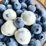 Quick Frozen Greek Yogurt Blueberry Bites