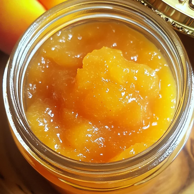 Small Batch Vanilla Peach Jam