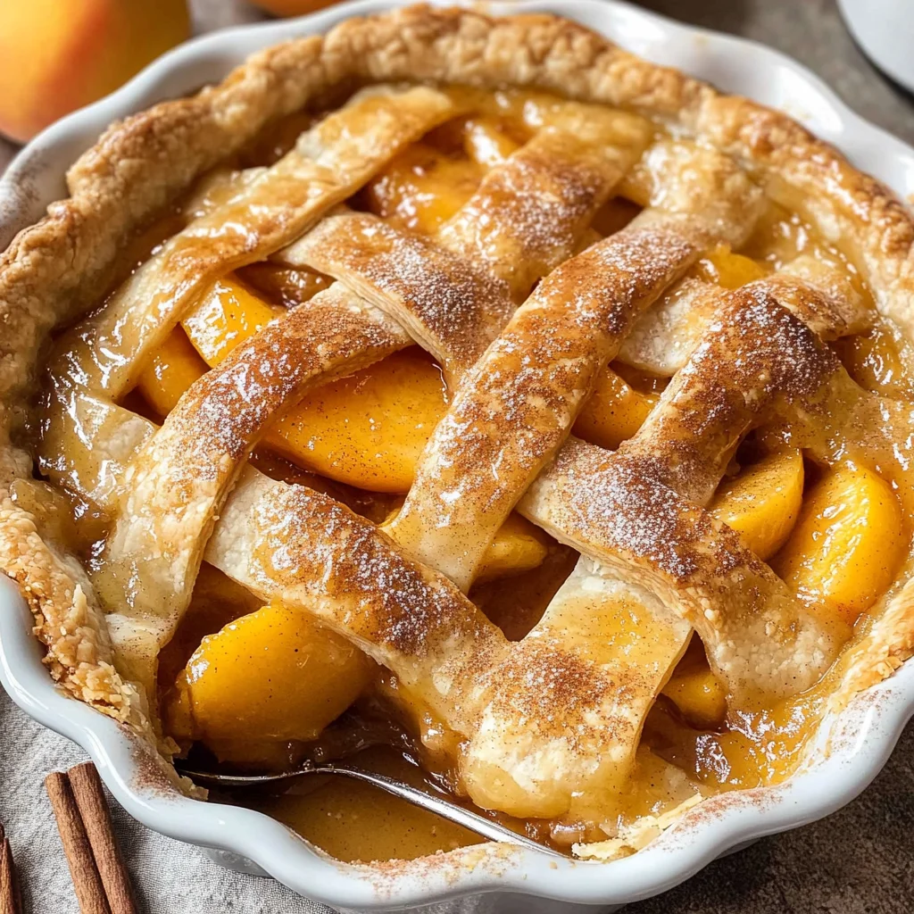 Southern Peach Cobbler Recipe with Canned Peaches