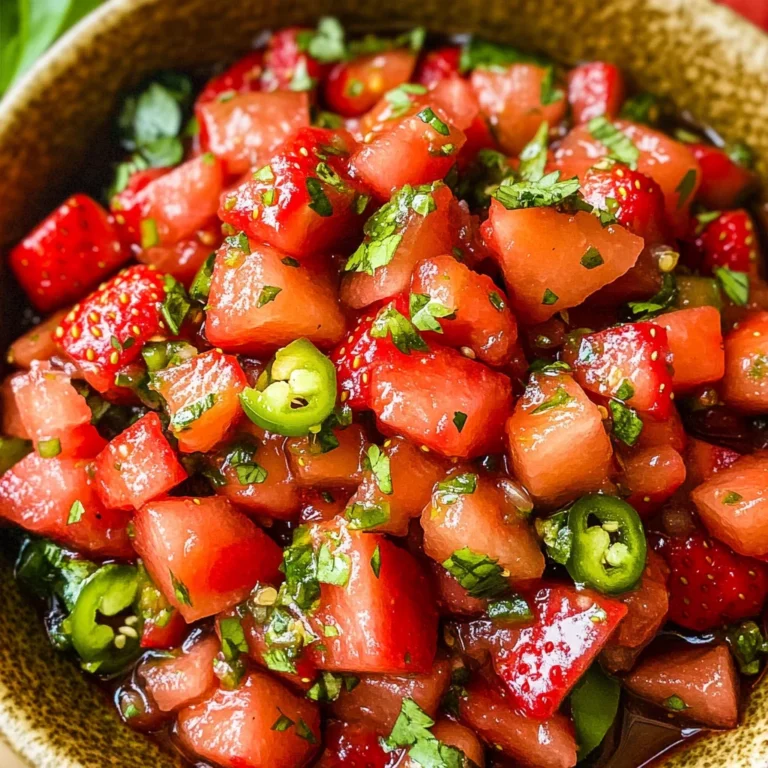 Strawberry Watermelon Salsa