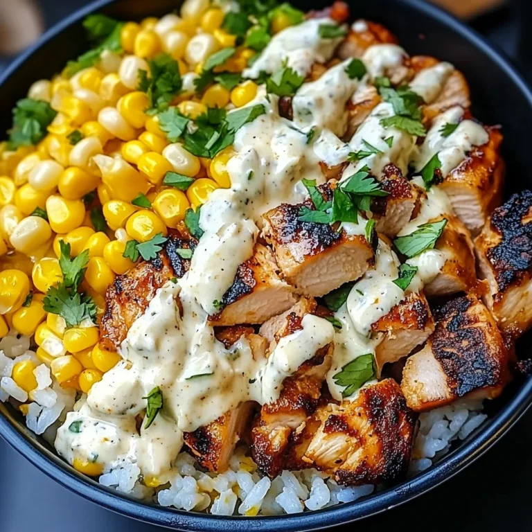 Street Corn Chicken Rice Bowl