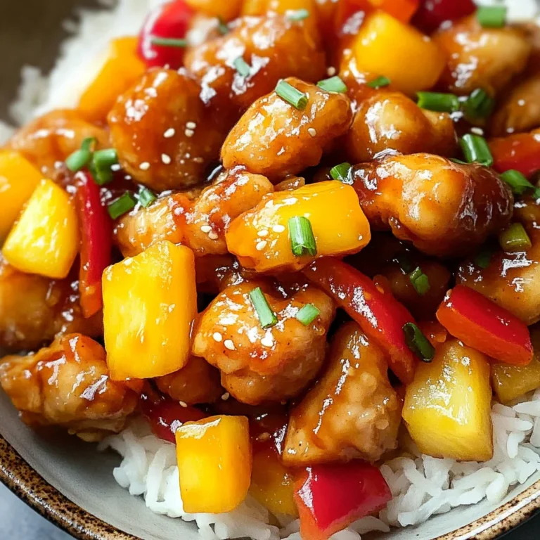 Sweet And Sour Chicken Recipe