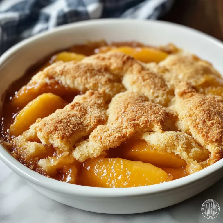 The Easiest Southern Peach Cobbler