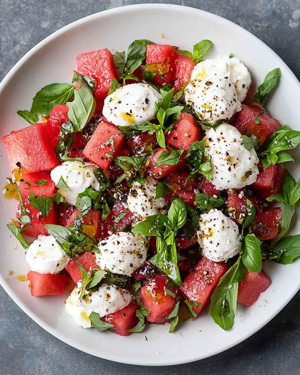Watermelon Burrata Salad