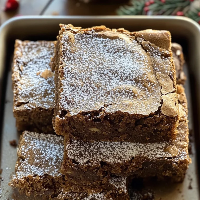 Gingerbread Brownies