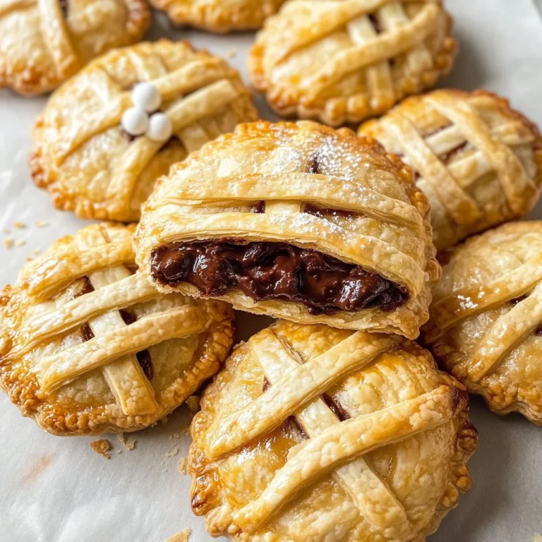 Nutella Mummy Hand Pies