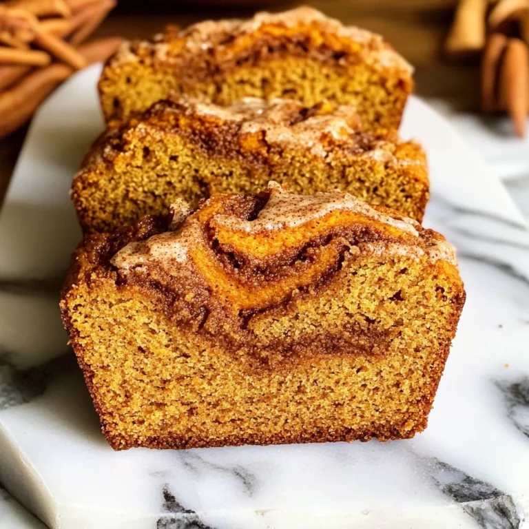 Cinnamon Swirl Pumpkin Bread Mini Loaves