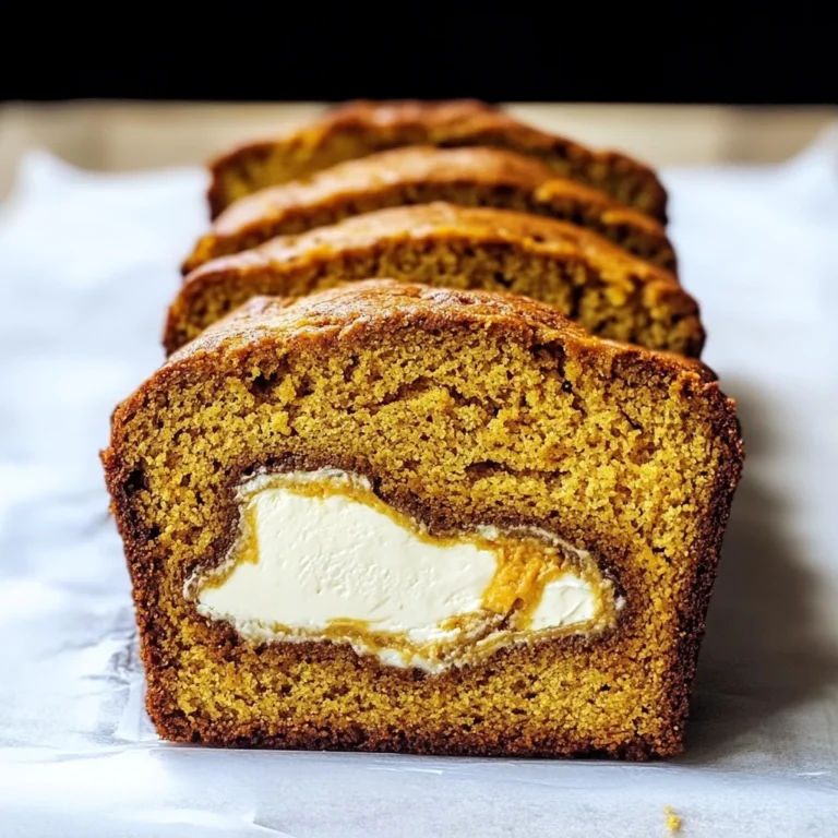 Cream Cheese-Filled Pumpkin Bread